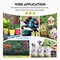 Outdoor Acrylic Paint, Set of 30 Colors/Tubes (60 ml, 2 oz.) with Storage Box, Rich Pigments, Multi-Surface Paints for Rock, Wood, Fabric, Leather, Paper, Crafts, Canvas and Wall Painting